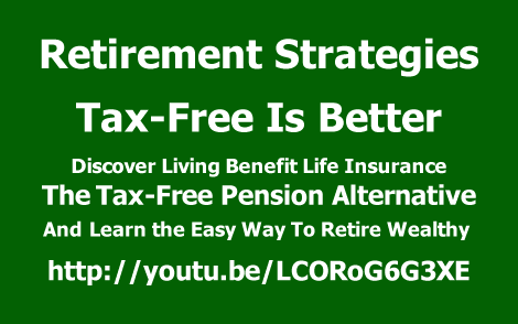 Learn the easy way to retire wealthy with The Tax-Free Pension Alternative.